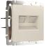 W1181162 Розетка двойная Ethernet RJ-45 (айвори матовый)